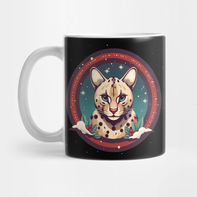 Ocelot in Ornament, Love Cats by dukito